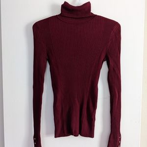 Long sleeve turtleneck sweater
